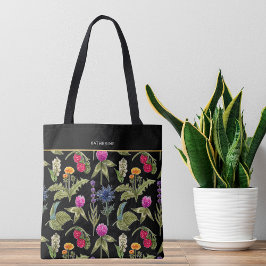 Bolsa Tote Boho Wildflowers Cute Trendy Elegant