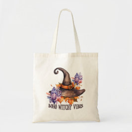 Bolsa Tote Boho Witchy Vibes Halloween 