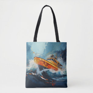 Bolsa Tote Boi Action Sport Painting Abstrato Art Decor