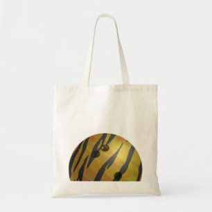 Bolsa Tote Bola de Boliche Amarela Tigre