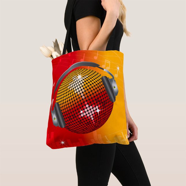 Bolsa Tote Bola de Discoteca Brilhante (Criador carregado)