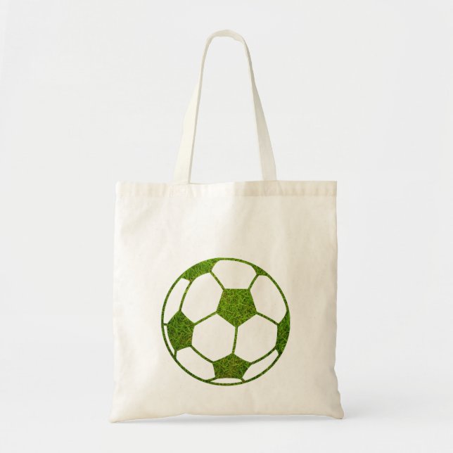 Bolsa Tote Bola de Futebol de Grama (Frente)