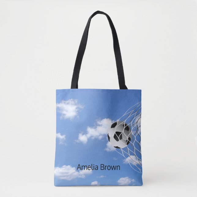 Bolsa Tote bola de futebol na rede (Frente)