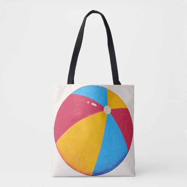 Bolsa Tote Bola de Toque de na moda Beach (Frente)