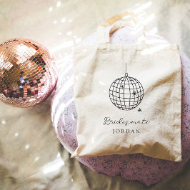 Bolsa Tote Bola Disco Minimalista | Festas de casamento de po