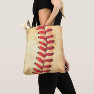 Bolsa Tote Bola do basebol do vintage