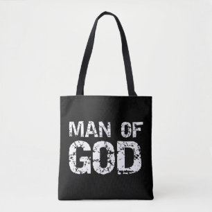 Bolsa Tote Bold Christian Cote para Homens Faith Dizendo Home