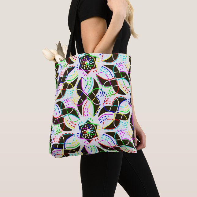 Bolsa Tote Bold Floral (Close Up)
