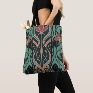 Bolsa Tote Bold Maximalist Art Nouveau