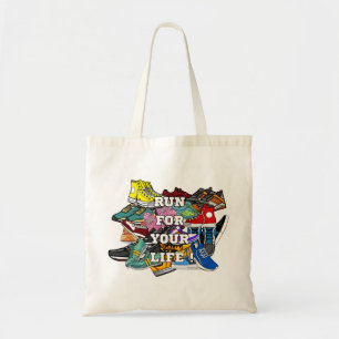 Bolsa Tote Bold Pop Art Runner Jogger