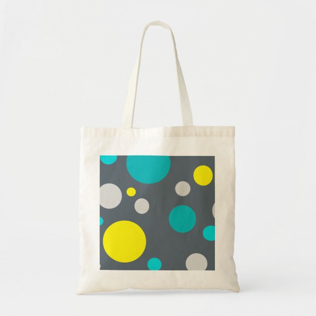 Bolsa Tote Bolhas Coloridas Sortudas (Frente)