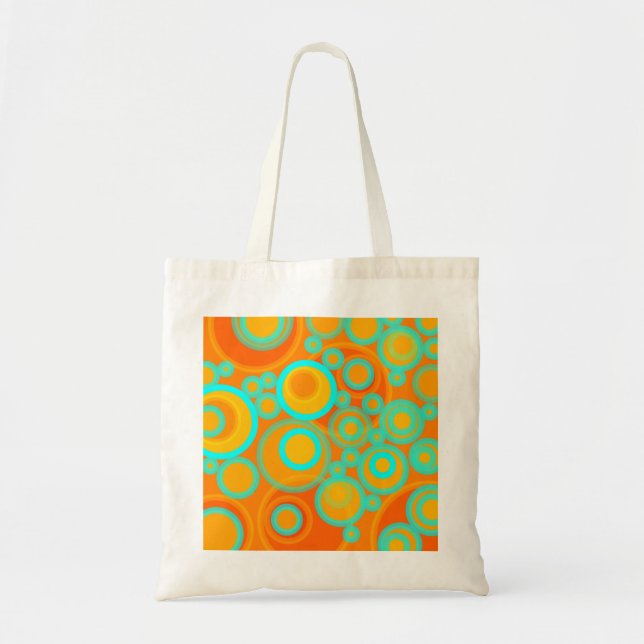 Bolsa Tote Bolhas de abstrato (Frente)