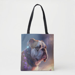 Bolsa Tote Boliche Inglês Cão-Grande Pintor de Retrato