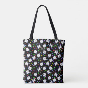Bolsa Tote Bolinhas KiniArt Westie