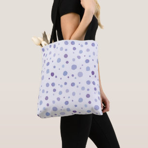 Bolsa Tote bolinhas pintadas à mão