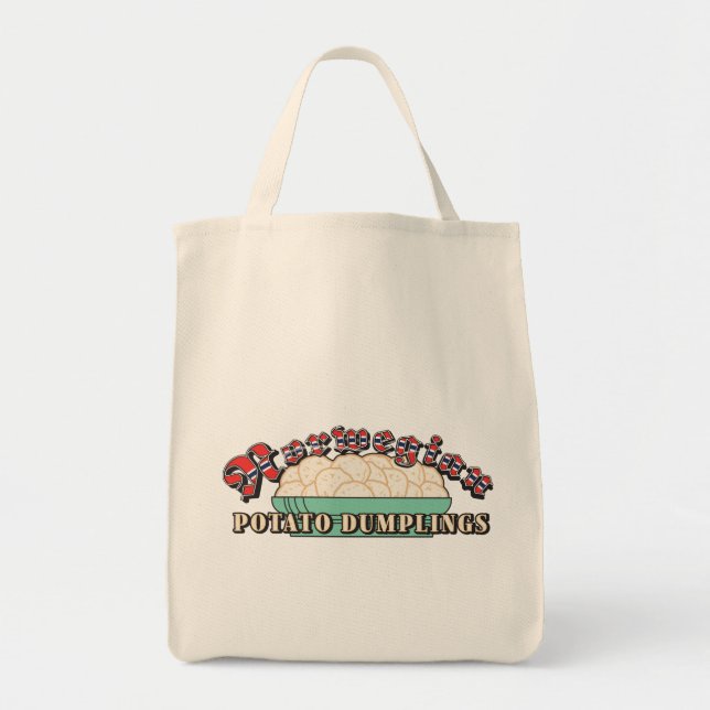 Bolsa Tote Bolinhos de Batata Noruegueses (Frente)