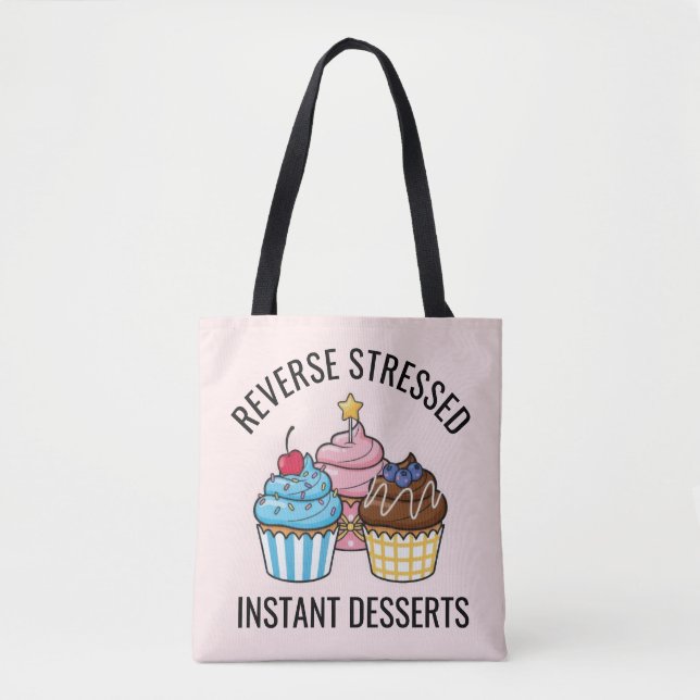 Bolsa Tote Bolo de Aniversário Fofo (Frente)