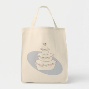 Bolsa Tote Bolo de Casamento Duas Brides