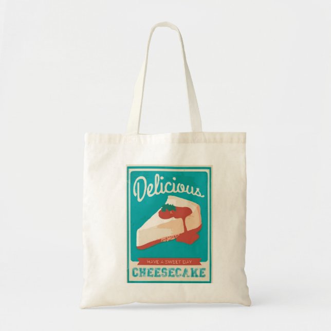 Bolsa Tote Bolo de queijo delicioso (Frente)