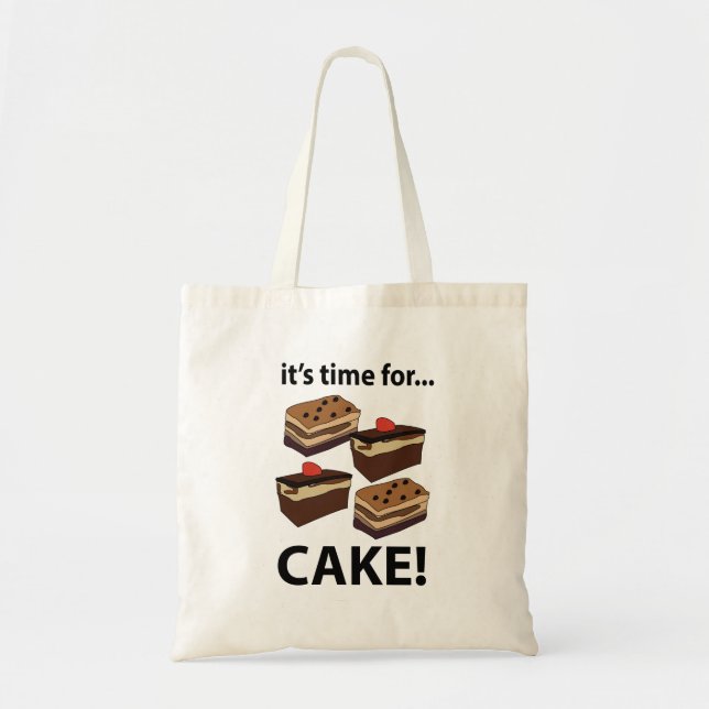 Bolsa Tote Bolo É Hora Do Bolo (Frente)