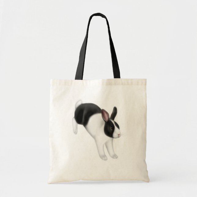 Bolsa Tote Bolo na sacola do coelho do funcionamento (Frente)