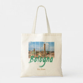 Bolsa Tote Bolonha Emilia-Romagna Itália vintage souvenir