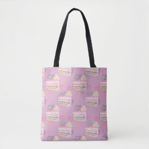 Bolsa Tote Bolos Arco-Íris