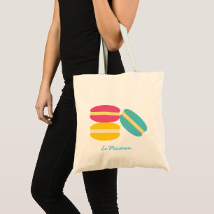 Bolsa Tote Bolos coloridos de macarrão francês