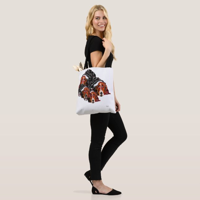 Bolsa Tote Bolsa: Caça-Basset (No(a) Modelo)