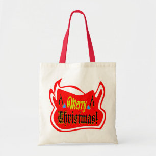 Bolsa Tote ♫♥Bolsa de mão vermelha da Red-Bull para o Natal c