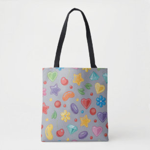 Bolsa Tote "Bolsa de Ombro de Estrela Doce Colorida
