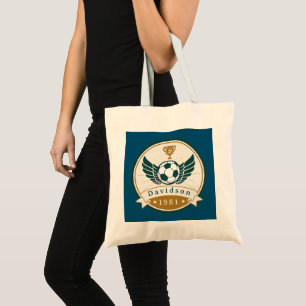 Bolsa Tote Bolsa- Futebol de futebol - Personalizado - Adicio