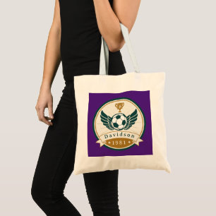 Bolsa Tote Bolsa- Futebol de futebol - Personalizado - Adicio