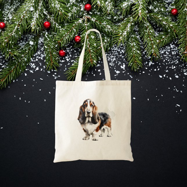Bolsa Tote Bolsa/Pets de Hound Basset Causado por Cachorros (Criador carregado)