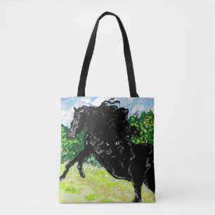 Bolsa Tote Bolsa: STALLION PRETO