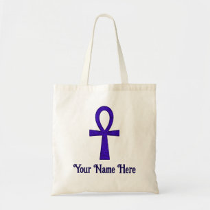 Bolsa Tote Bolsas Ankh Azul