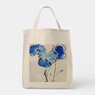 Bolsa Tote Bolsas Blue Poppies