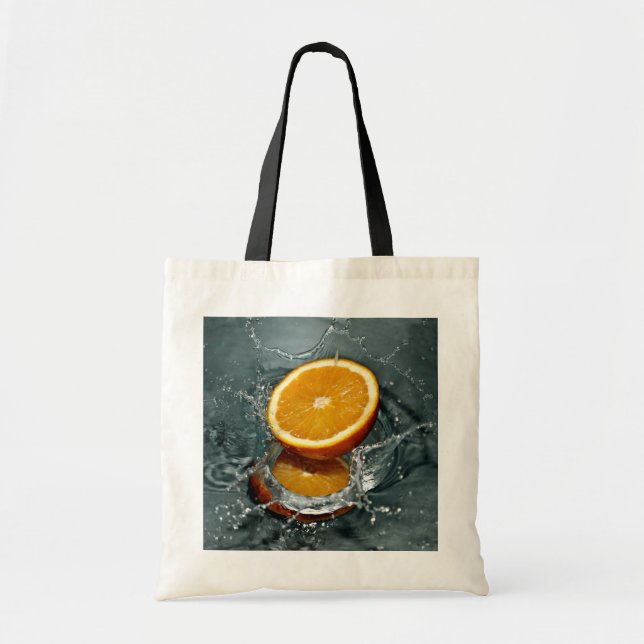 Bolsa Tote Bolsas de abertura laranja (Frente)
