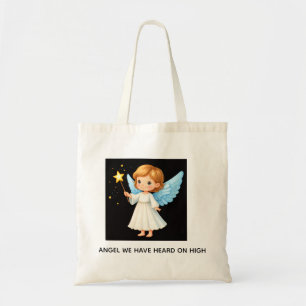 BOLSA TOTE BOLSAS DE ANJO TOTE NÓS OUVIMOS NO ALTO