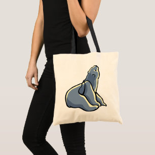 Bolsa Tote Bolsas de Arte Nativa de Urso Polar Arte Arte Toqu