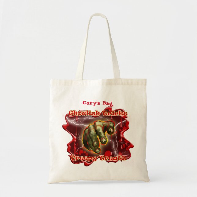 Bolsa Tote Bolsas de chocolate para crianças (Frente)