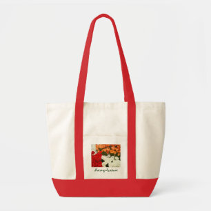 Bolsa Tote Bolsas de Enfermagem Tulipas CNA Bolsas