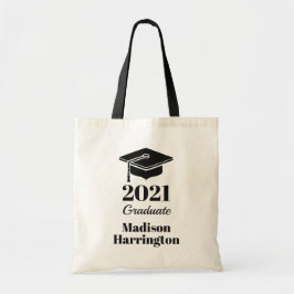 Bolsa Tote Bolsas de Graduação de Nome e Ano Personalizados