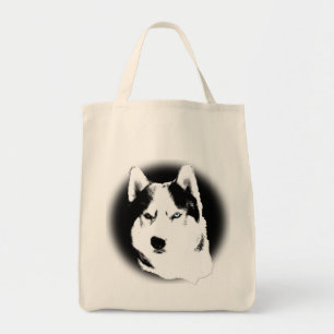 Bolsa Tote Bolsas de praia de Malamute de Rouco de Tote Siber