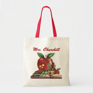 Bolsa Tote Bolsas de professores - Bookworm - SRF