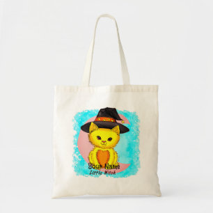 Bolsa Tote Bolsas de tote da Bruxinha do Gato Amarelo
