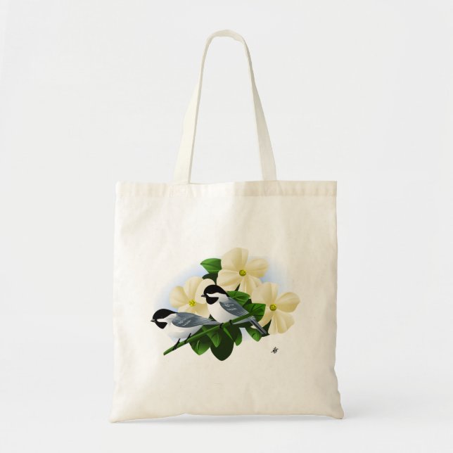 Bolsa Tote Bolsas de Tote de Chickadee (Frente)