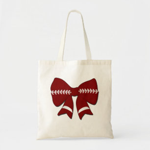 Bolsa Tote Bolsas Totais de Laço de Futebol Preepy Aesthetic