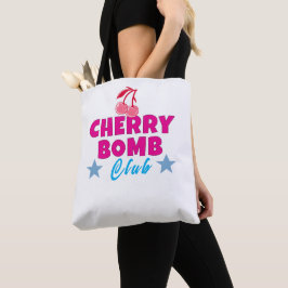 Bolsa Tote bomba cereja