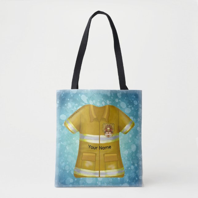 Bolsa Tote Bombeiro Escudo Chamas (Frente)